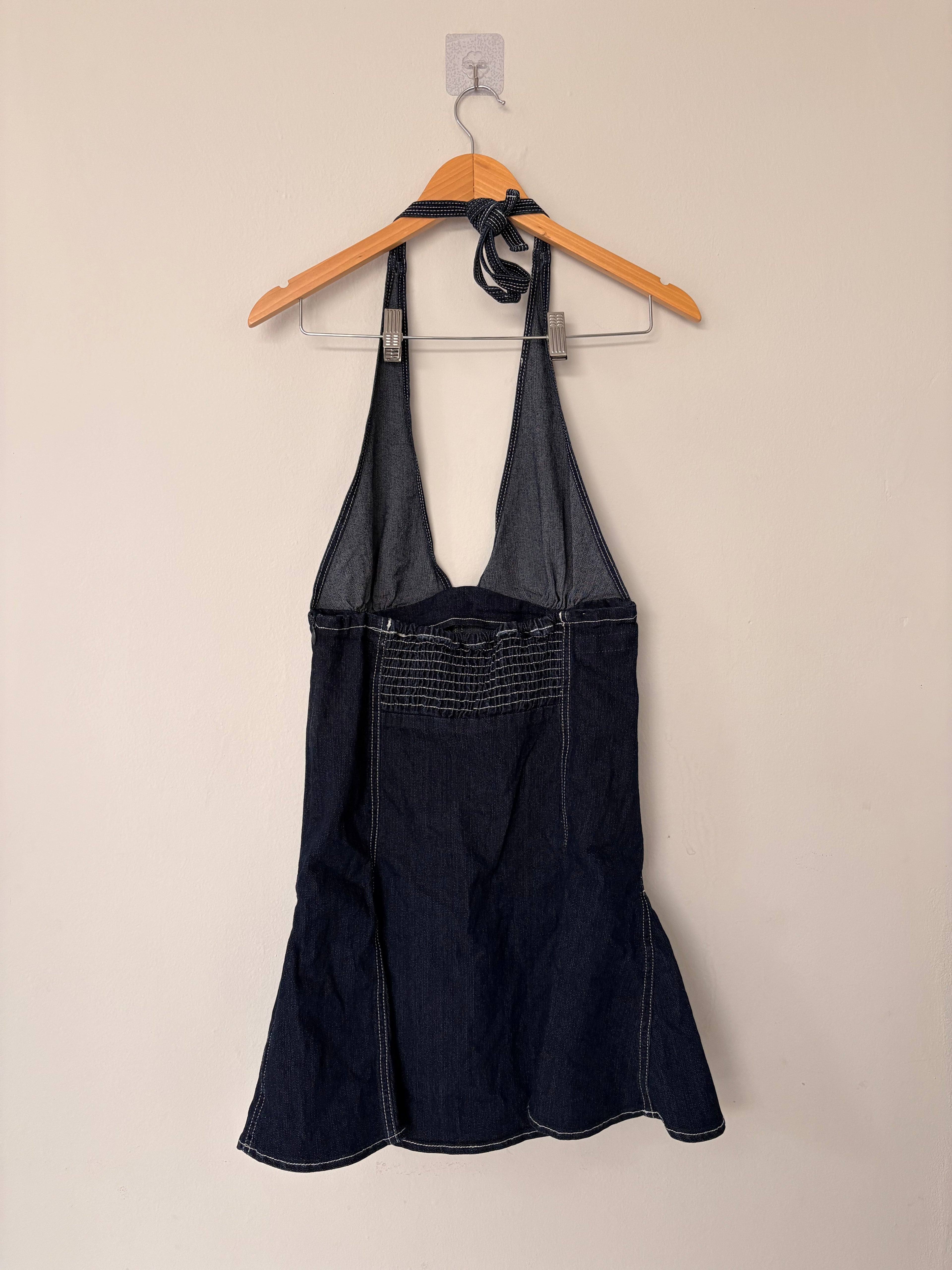Vestido denim bershka